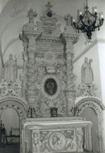 Cappella di s. Maria Maddalena, sita nei pressi del cimitero, interno.