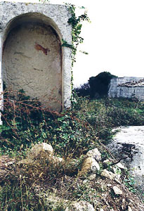 Icona sacra sparsa nella campagna melpignanese.