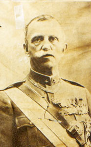 Ritratto di Vittorio Emanuele III, re d'Italia e imperatore d'Etiopia.